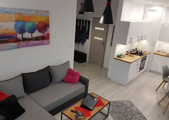 Komfortowy Nowoczesny Apartament Kustronia Z Garazem Balkonem Wanna
